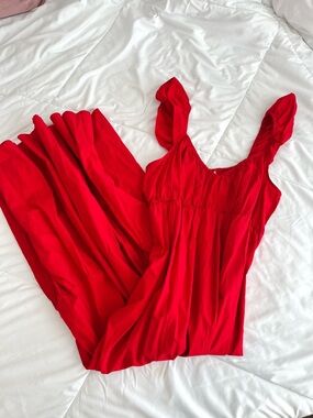 NWOT beautiful red maxi dress